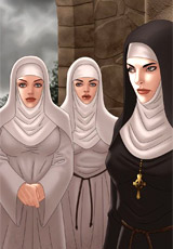 The poor gurl was sent to a convent by her father