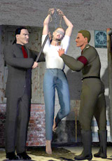 She was captured with force. now she must hang!