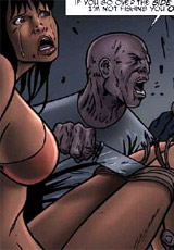 The negro in love with a girl in the chest and never let it not