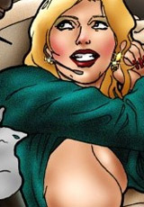 Blonde bitch dreaming about big black cock inside her lustful twat