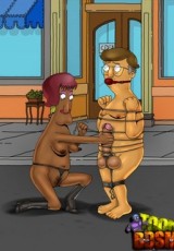 Dirty bdsm drawn porn comics with cool episodes of hard torturing and banging
