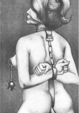 Get a bang out of watching awesome drawings of bondage art
